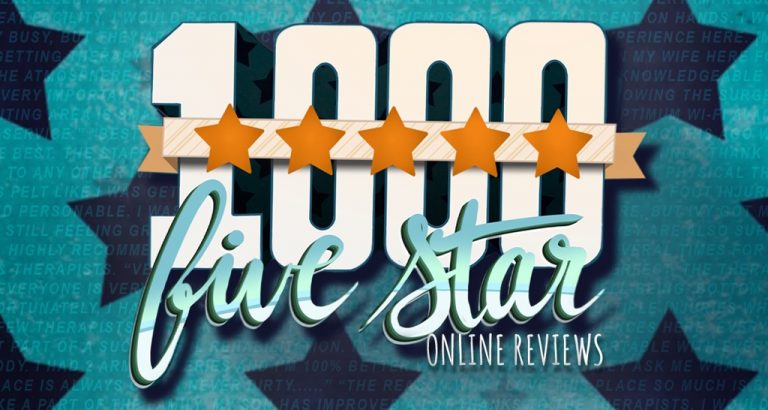 Marking 1,000+ FIVE STAR Online Reviews