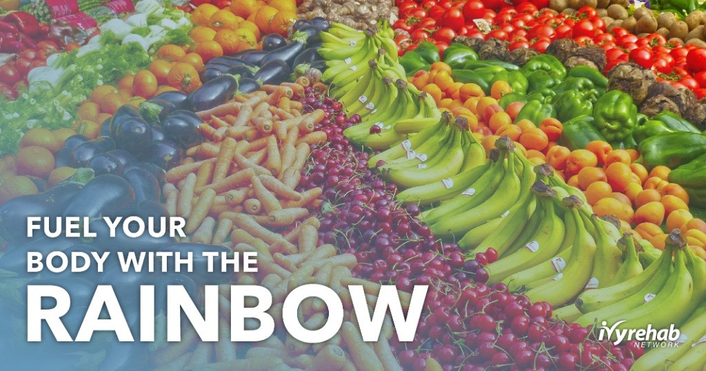 Eating fruits and veggies, fuel your body with the rainbow