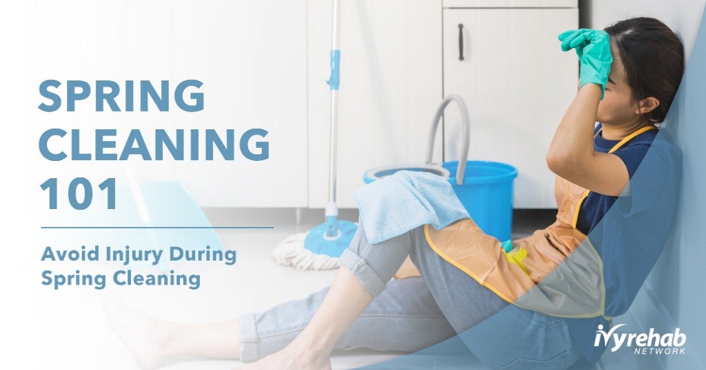 Avoiding injuries when spring cleaning