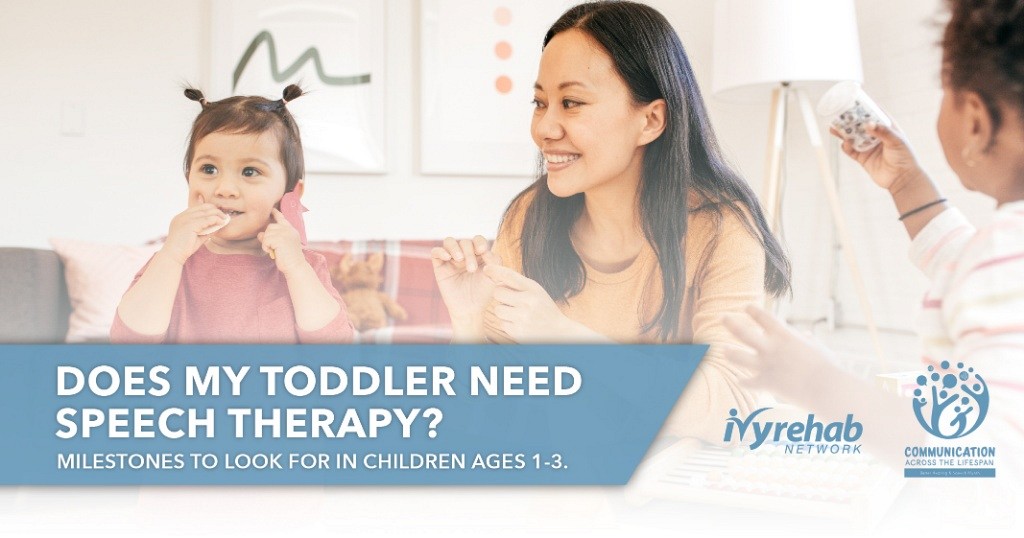 Speech therapy for toddlers at Ivy Rehab