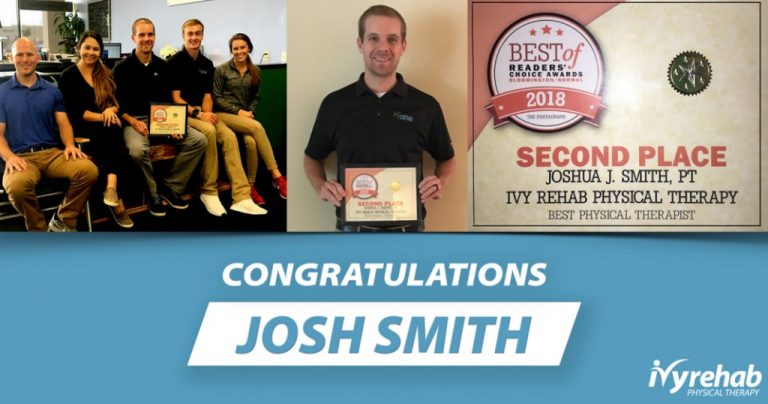 Ivy Rehab’s Josh Smith Wins Second Place in Reader’s Choice Awards!