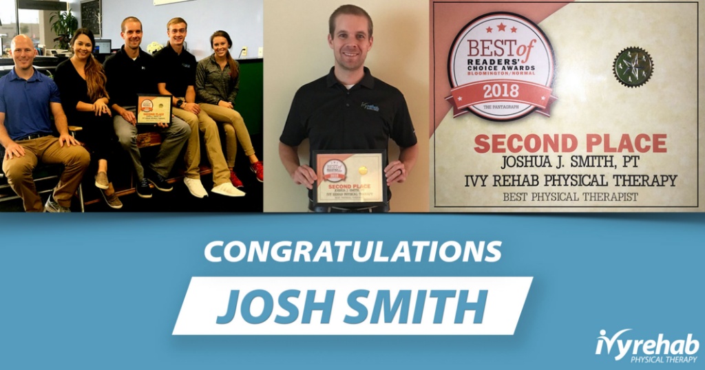 Josh Smith wins second place in readers choice awards