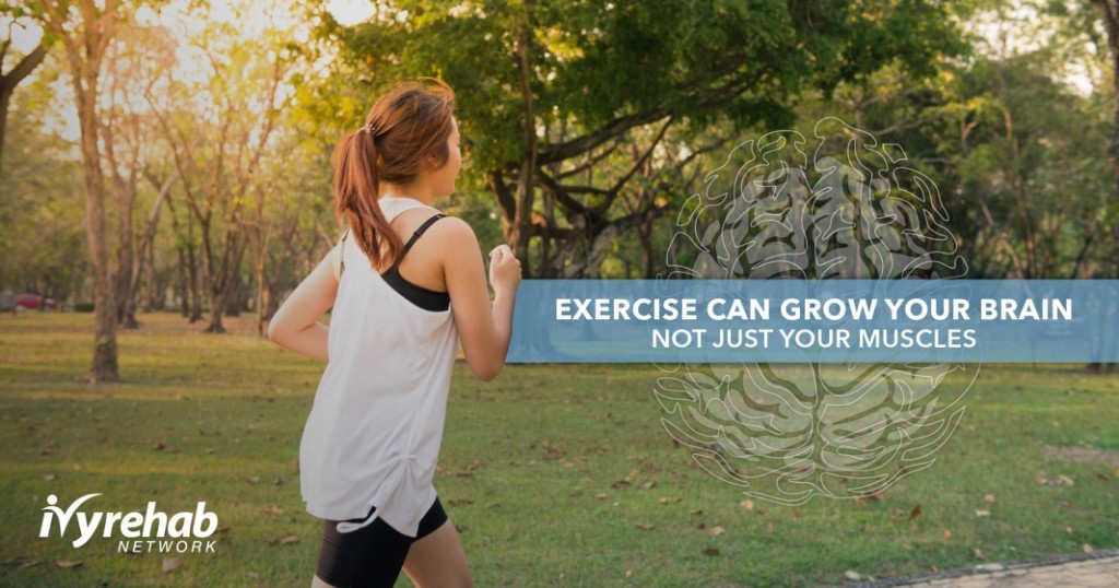 Exercise helps grow muscles and brains