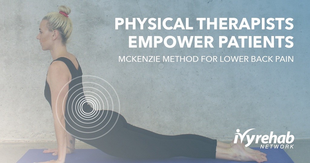Using the McKenzie Method to treat lower back pain