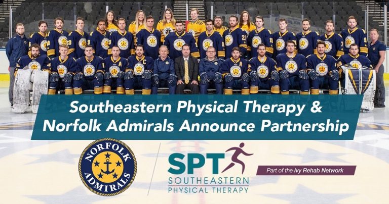 Southeastern Physical Therapy and Norfolk Admirals Announce Partnership