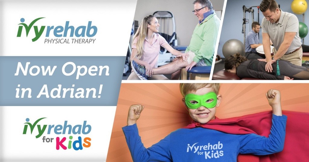 Ivy Rehab and Ivy Rehab for Kids is Now Open in Adrian, Michigan Blog Image