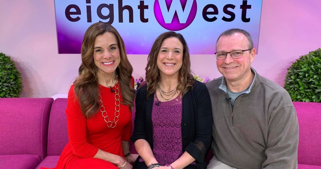Three individuals at Cancer Prevention Talk