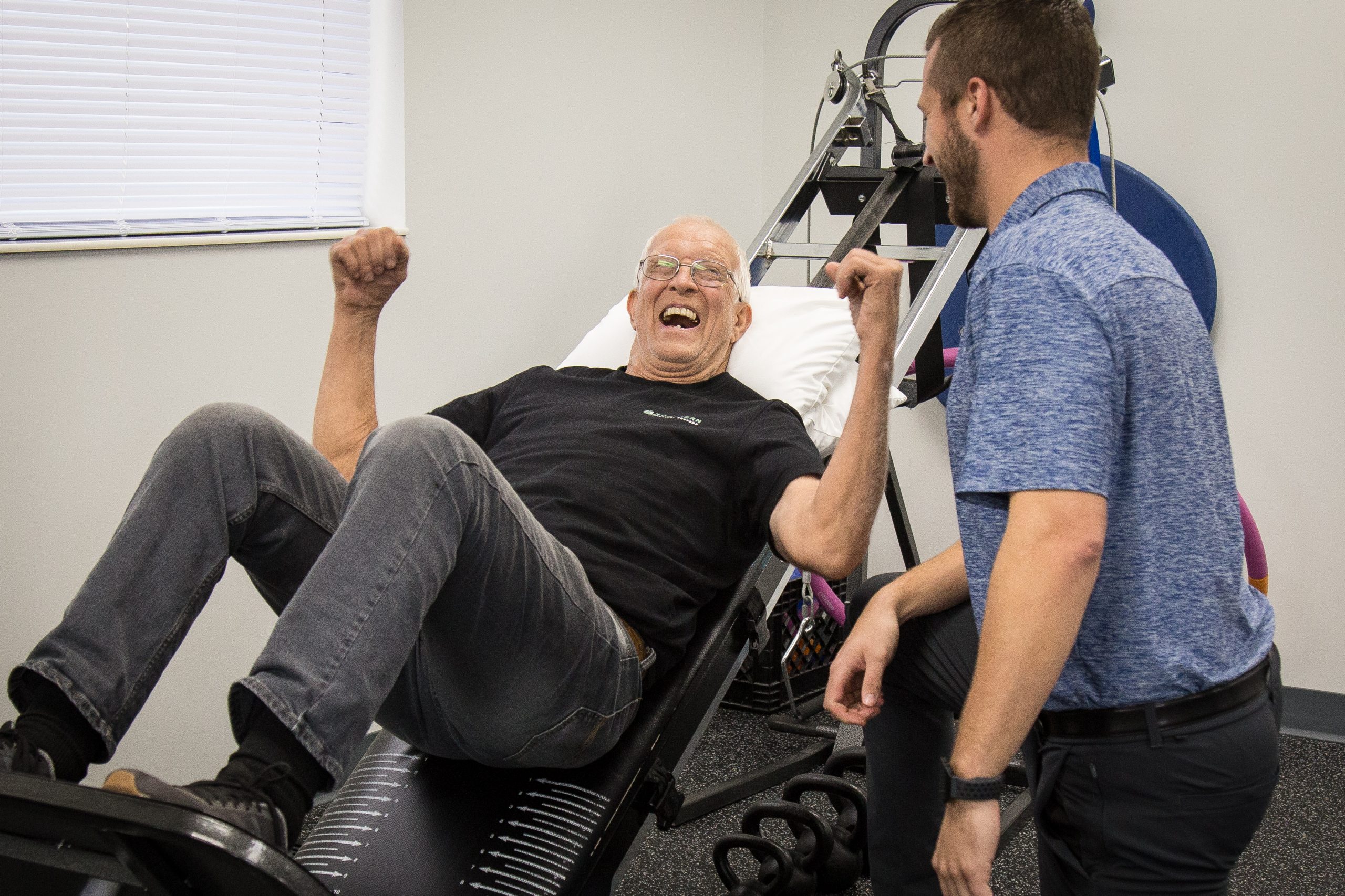 Happy Patient after Physical Therapy