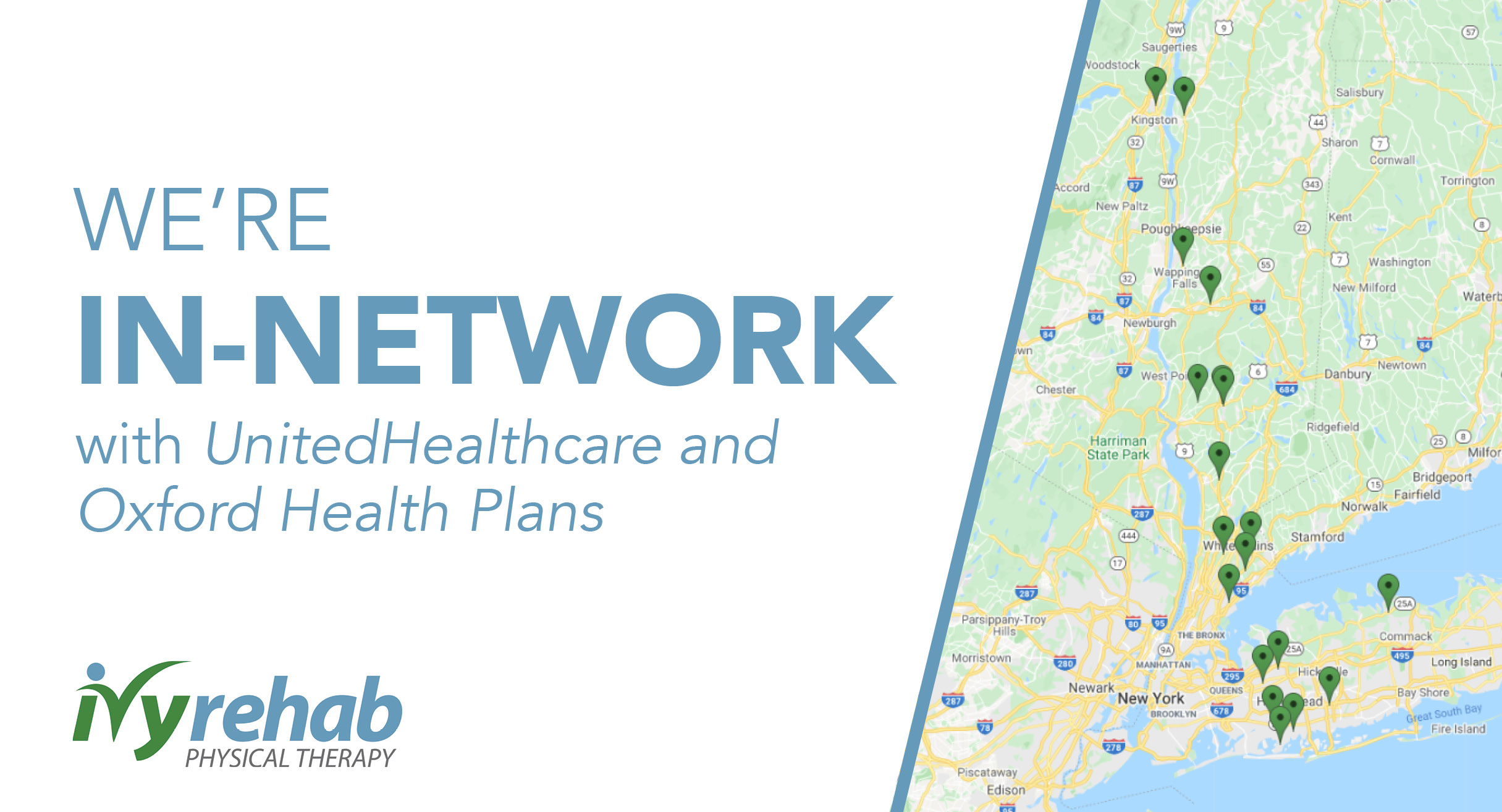 Ivy Rehab is Now In-Network with UnitedHealthcare and Oxford in NY