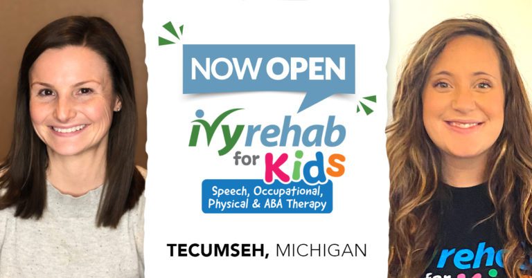Ivy Rehab for Kids Opens New Pediatric Therapy & ABA Facility in Tecumseh, MI
