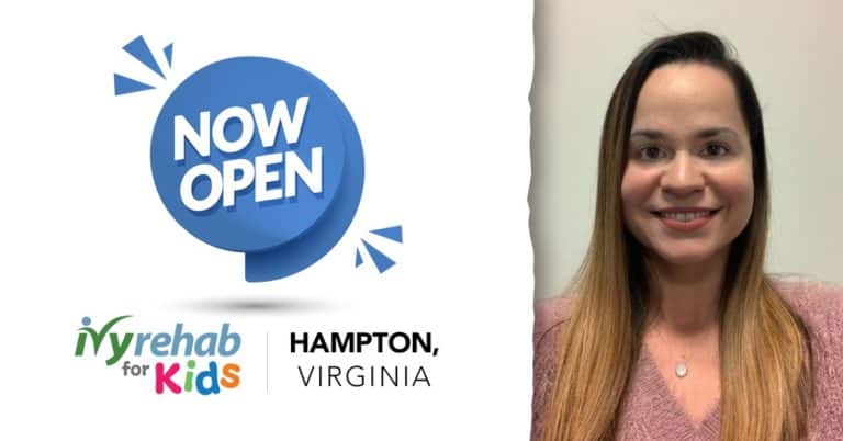 Pediatric Speech Therapist, Annette Patino-Gonzalez, Opens a New Ivy Rehab for Kids Facility in Hampton, VA