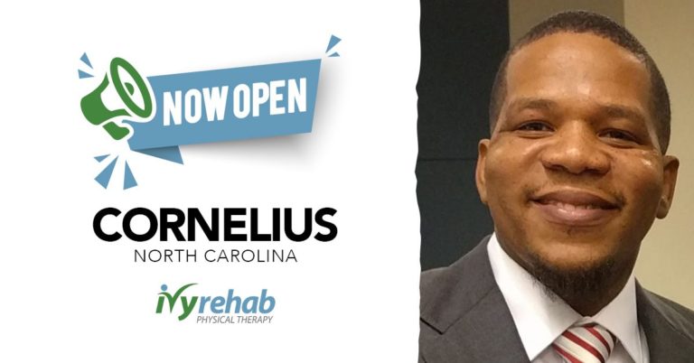 Dr. Corey May Opens New Ivy Rehab Physical Therapy Office in Cornelius, NC