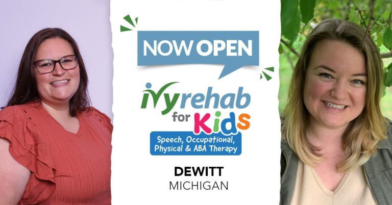 Ivy Rehab for Kids Opens New Pediatric Therapy & ABA Facility in DeWitt, MI