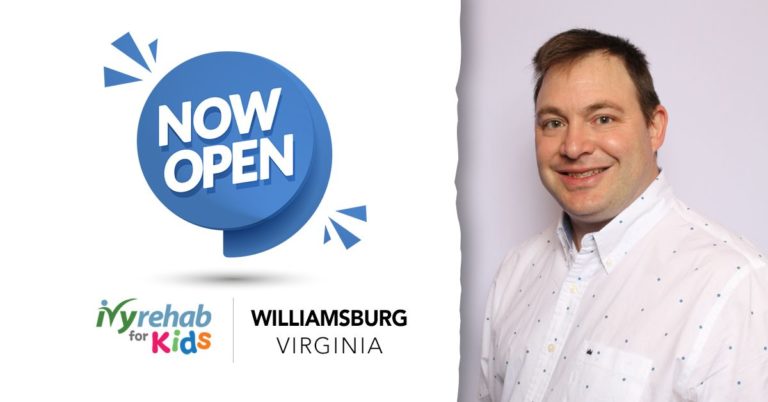 Pediatric Occupational Therapist, Michael Pafunda, Opens a New Ivy Rehab for Kids Facility in Williamsburg, VA