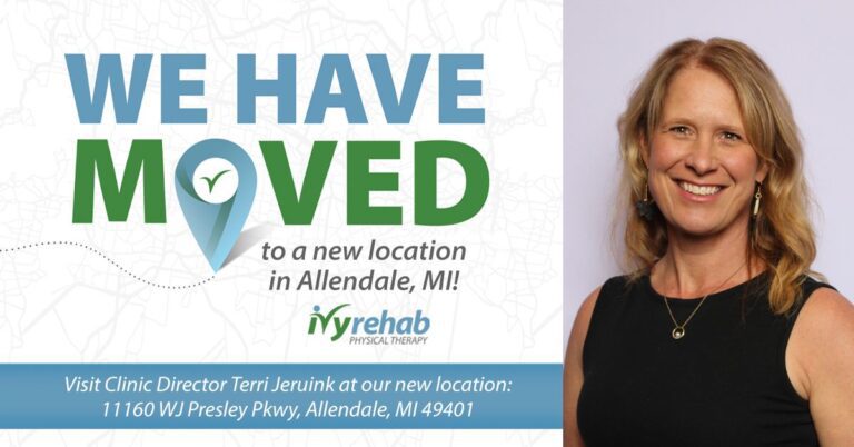 Ivy Rehab in Allendale, MI, has Relocated to a Fresh, New Clinic!