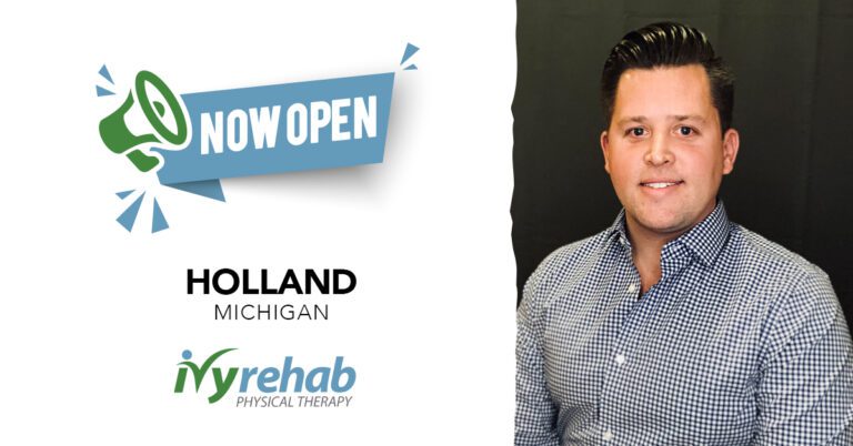Dr. Corey Kuipers Opens New Ivy Rehab location in Hometown of Holland, MI