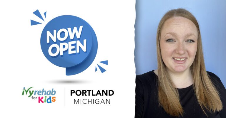 Portland, MI Welcomes New Ivy Rehab for Kids Facility, Led by Pediatric Occupational Therapist Jenna Chartrand