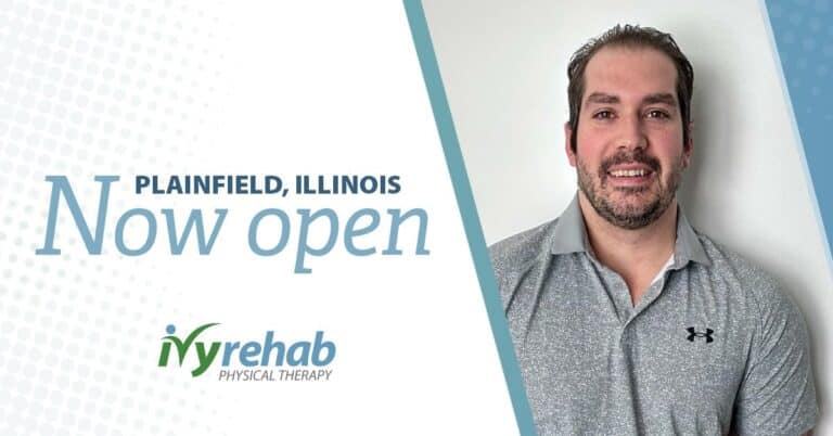 Dr. Michael Pietrantonio Opens New Ivy Rehab Physical Therapy Location in Hometown of Plainfield, IL