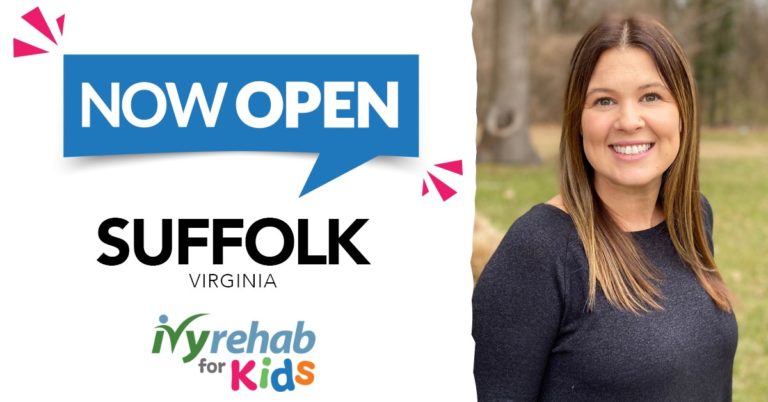 Speech Therapist, Meghan Cyplik, Opens a New Ivy Rehab for Kids Facility in Suffolk, VA